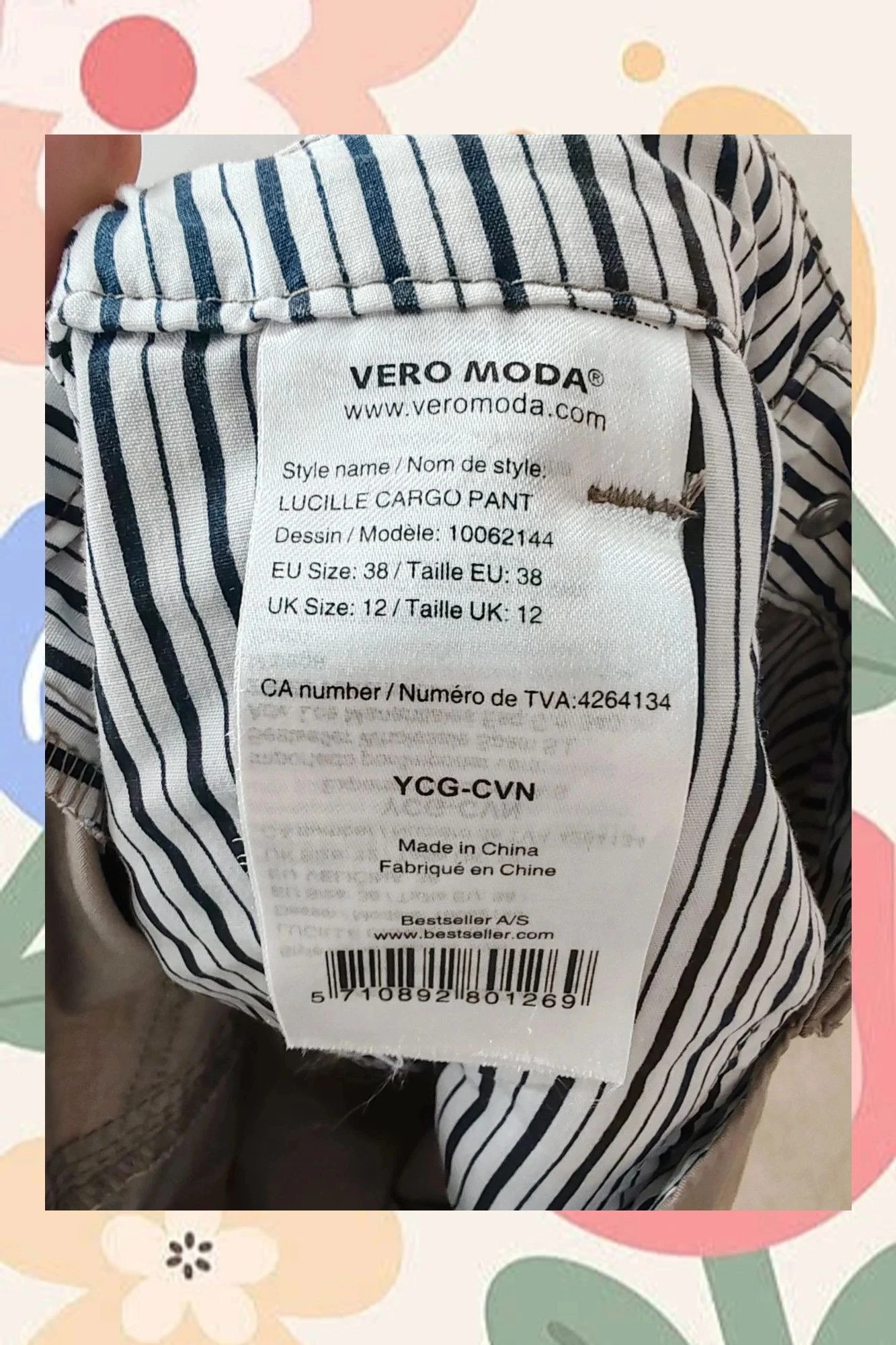 Pantalón cargo mujer – photo 4